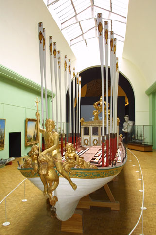 Le Canot impérial qui servi à Anvers en 1810 à Napoléon Ier et de Marie-Louise