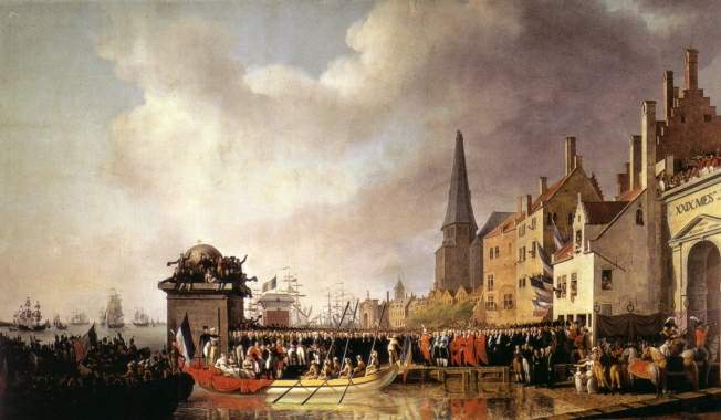 Napoléon et Marie-Louise a Anvers