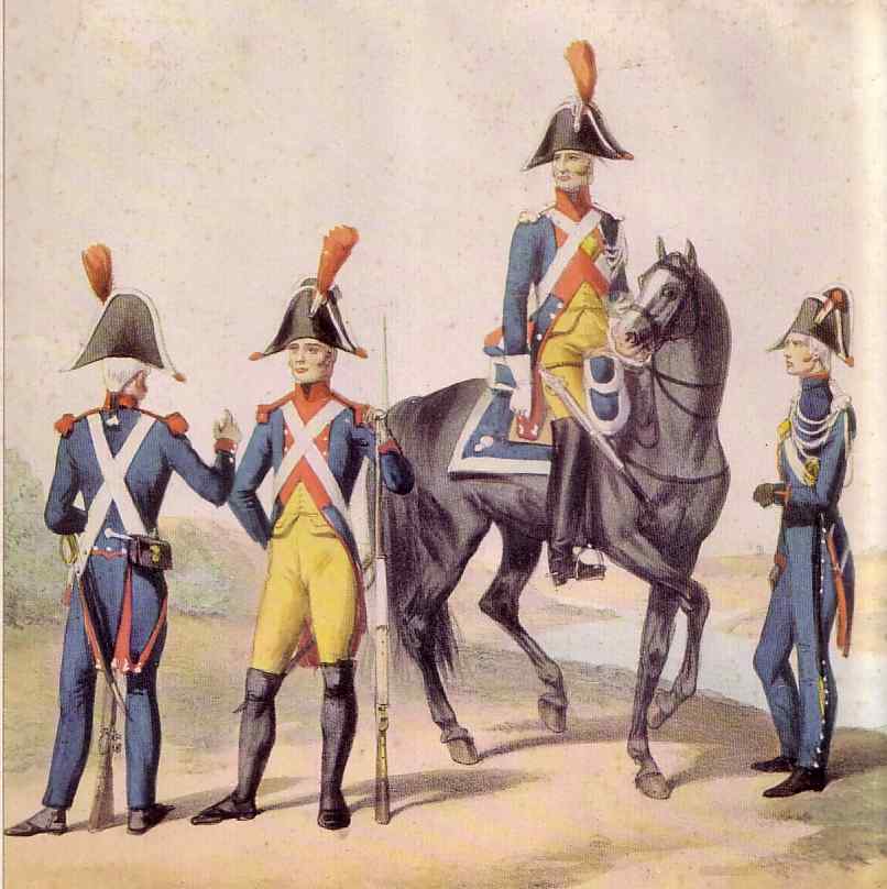 Gendarmerie de Légion à pied et à cheval du 1er Empire 
