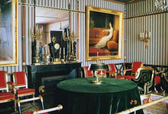 La Malmaison, Salle du Conseil, photo Anita Van Cappellen 2001